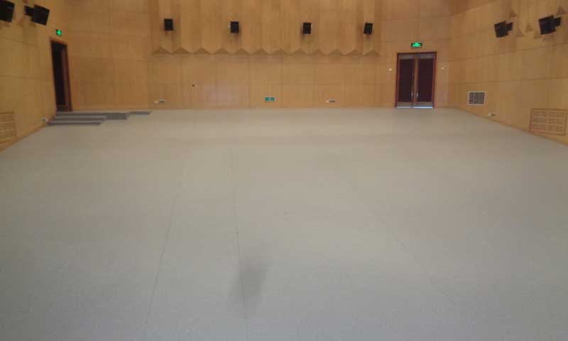 北京禮堂pvc地板 北師大田家炳藝術書院禮堂pvc地板