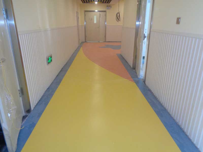 天津市北辰區幼兒園塑膠地板